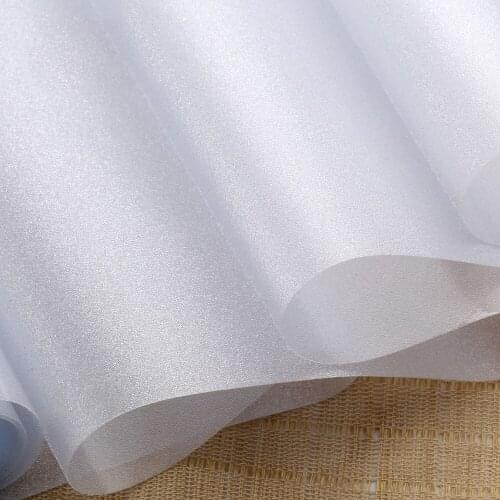 45cm X 200cm Decorative Vinyl Stickers Frosted Privacy Window Film Glass Stickers Shower Door Film Home Decor No Glue