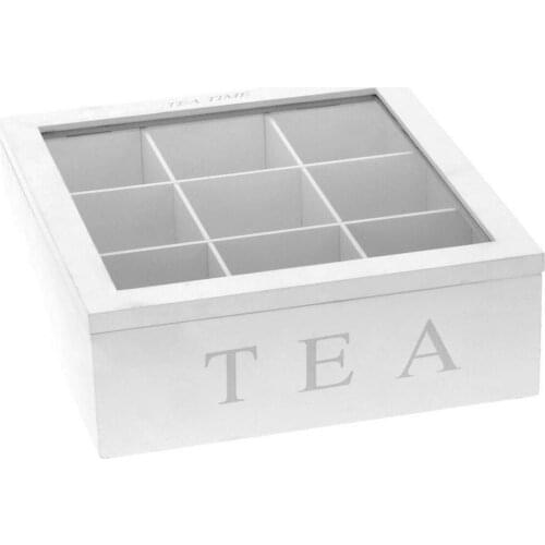 Tea Box Coffee Bag Storage Rack Natural Wood Simple And Beautiful Durable Dust-proof Suitable For True Tea Lovers