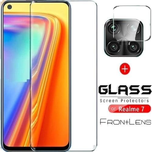 9H Phone Cover Screen Protector on Realme 7 Pro 7i 2 3 3i Back Camera Lens Film for Realme 6 6S 6i 5 Pro 5S 5i