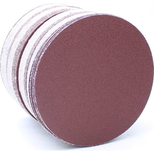 100pcs 5inches round sandpaper disc Polishing Sheet 60#-1000# Grits