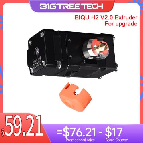 BIQU H2 Extruder Dual Drive Gear Extrusion Direct Hotend Kit 24V PTFE VS BMG Titan MK8 Extruder For BX Ender3 V2 PRO 3D Printer