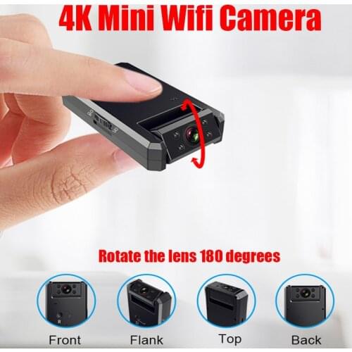 JOZUZE Small Mini IP Camera Wifi 4K Full HD 1080P Micro Camera Smart Home Monitor Mini Video Camcorder Micro IP Cam Wide Angle