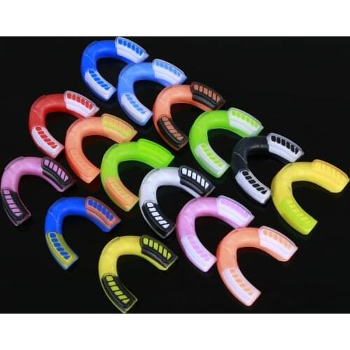 2pcs/lot Sports Safety Teeth Protector Mouth Guard Men Boxing Mouthguard ToothProtection for Fighting Taekwondo Basketball Rugby