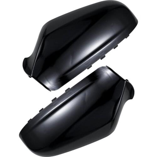A Pair Gloss Black Rearview Mirror Cover for Opel Astra H 2004 2005 2006 2007 2008 2009 Rear View Mirror Caps Car Accessories