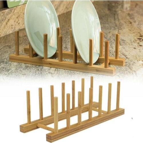 Kitchen Dish Drain Rack 6/5/3 Layer Bamboo Rack Drainboard Drying Drainer Storage Holder Stand For Home Kitchen Support Dropship