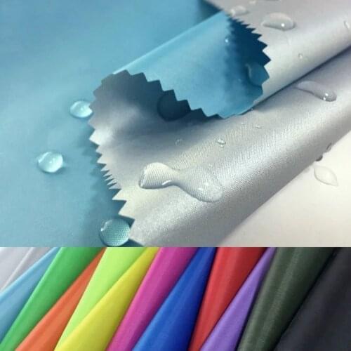 Meetee 100*148cm 190T Thin Waterproof Silver-coated Fabric Outdoor Sunscreen Sunshade Ripstop Umbrella Cloth Tent Material