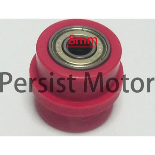 Motorcycle motorbike 8mm/10mm Chain Roller Tensioner Pulley wheel guide 125 XR CRF 50 KLX110 Thumpstar Pit Pro Pit Dirt Bike