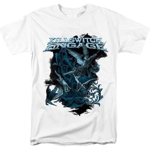 Mens TShirt Short Sleeve Shirt Killswitch Engage Rock Tee Women Hiphop Shirts(8)