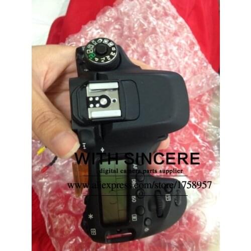 New top cover For Canon 80D Top Cover Assembly With Top LCD screen Flash Replacement Repair Part