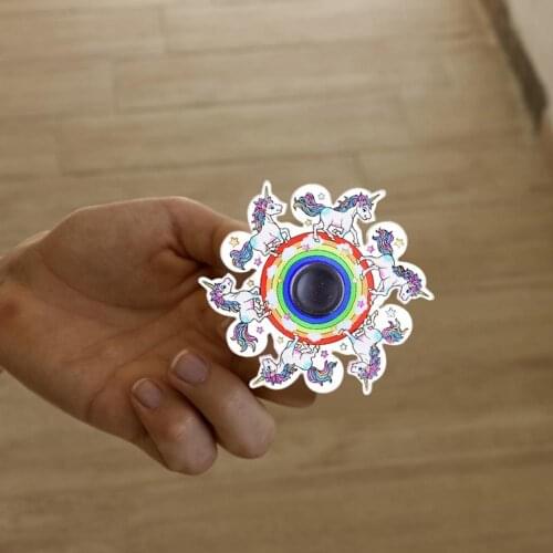 Novelty Running Spinner Fingertip Spinner To Relieve Autistic Sensory Calming Toy Animated Hand Spin Toy Children Unzip Toy Gift