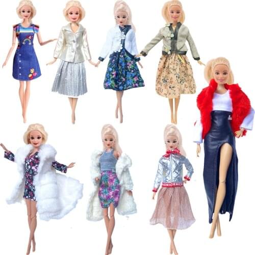 New Autumn And Winter Cotton Coat Plush Windbreaker Fashion Fit For Cocktail Daily Casual Clothing Accessories Barbies Clothes