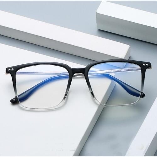 Vintage Anti Blue Light Glasses Transparent Frame Men Gaming Eyewear Women Eyeglasses Lunette Oculos Female Spectacles Shades