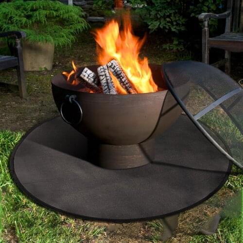 3 Sizes Fire Pit Mat For Stove And Fireplace Fireproof Carpet Fireproof Mat Barbecue Blanket Camping Fireproof Mat Fire Pit Mat
