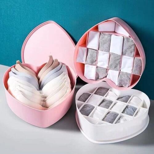 Bra Underwear Organizer Box Love section Home Storage Box Wardrobe Closet Organizer For Scarves Socks Shorts Bra Organizador