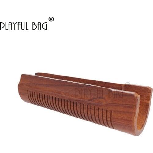 PB Playful bag Outdoor sport M870 protective wood solid wood handle back support AKA R1 gel ball gun model parts CS toys OA14S