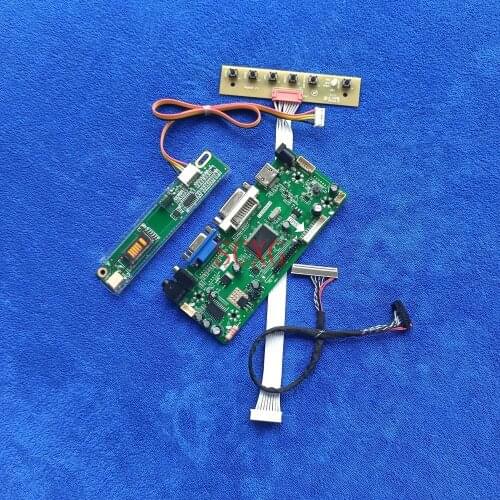 LVDS 30 Pin DVI VGA HDMI-compatible M.NT68676 controller board Kit Fit LT141DENQP00/LTD141EM4V/LTD141EM5F 1400*1050 Screen 1CCFL