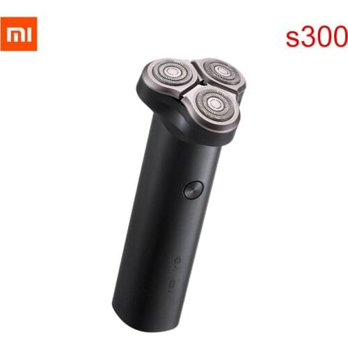 Xiaomi Mijia 3D Floating Smart Electric Shaver S300 IPX7 Waterproof Razor Type-C Charging Dual Layer Blade Dry&Wet Beard Shaving