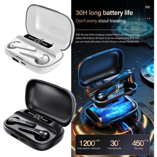 QT81 Bluetooth 5.1 TWS Earbuds Wireless Headphone Sport Headset Stereo