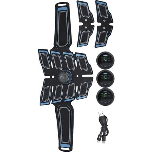 Abs Stimulating Belt Muscle Toner Abdominal Toning Belt for Body Electrical Muscle Abs Stimulator At Home Office