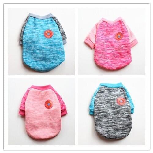 Warm Fleece Pet Dog Clothes Cute Skull Printed Pet Coat Shirt Jacket French Bulldog Pullover Camouflage Dog Clothing