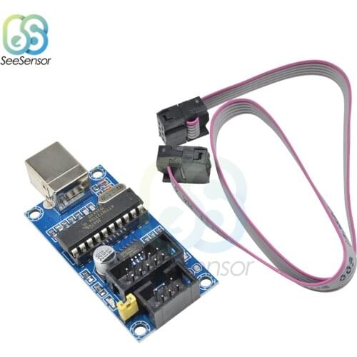 USBTiny USBtinyISP AVR ISP Programmer Bootloader For Arduino IDE Meag2560 UNO R3 With 10pin Programming Cable