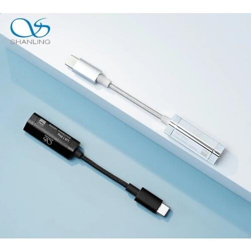 SHANLING UA1 ESS ES9218P Hi-Fi Chip DSD 256 Hi-Res 32bit/384Khz USB-C DAC/AMP Adapter With High-Purity Copper Cable