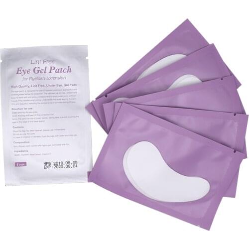 High Quality100pairs Eyelash Extension Paper Patches Grafted Eye Stickers Eyelash Under Eye Pads Eye Paper Patches Tips Sticker