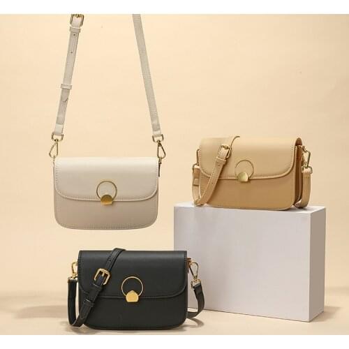Women Shoulder Bag Armpit Saddle Bag Simple Messenger Small Square Bag Female