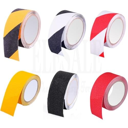 High Quality 1pcs 2.5cm*5m Anti-skid Warning Tape For Factory Warehouse Home Bathroom Stairs Anti-Slip Workplace Safety Tapes