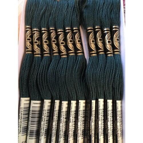 2020 Gold Collection Needlepoint Dark Blue Green Embroidery Floss with 100% Cotton Floss & Free Shipping for Home Wall Decor