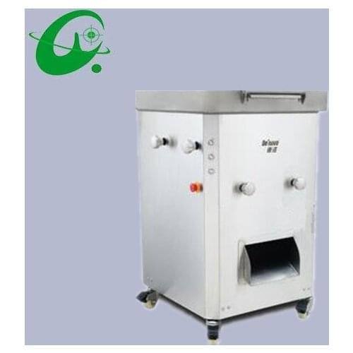 800KG/H Commercial meat cutter Stainless steel large vertical slicing machine meat slicer shred dice with roller