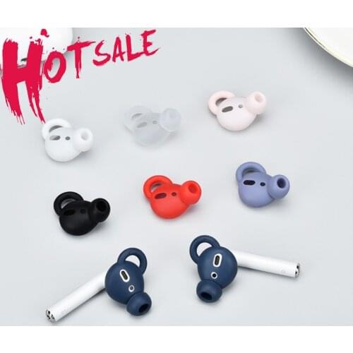 Ear Pads For Airpods 1/2 Wireless Bluetooth Earphones Silicone Covers Caps Earphone Case Earpads Eartips 2pcs/Pair
