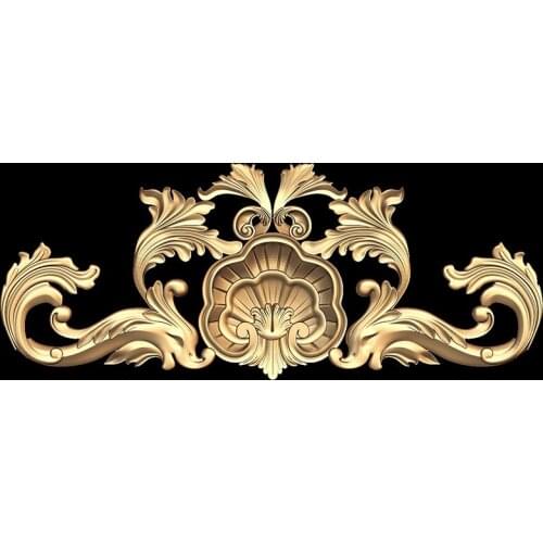 Carving Applique 3D model for cnc 3D carved figure sculpture machine in STL file 3D furniture decoration Decor