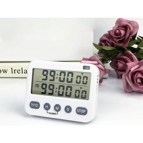 Digital Timer For Kitchen Cooking Shower Study Stopwatch LED Counter Alarm Clock Manual Electronic Countdown Clock Function