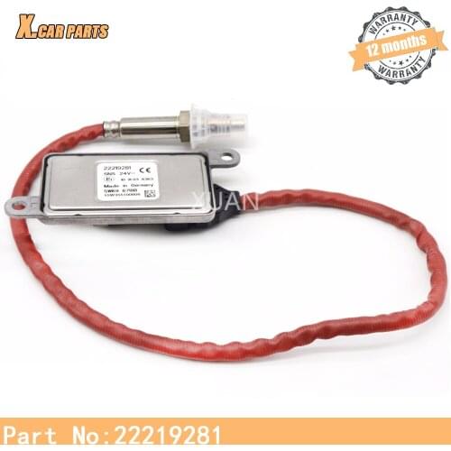 NOX Sensor 22219281 For Volvo Truck EURO 6 FH4 FM4 New Manufactured Nitrogen Oxygen Sensor 22827993 22827992 5WK9 6718B