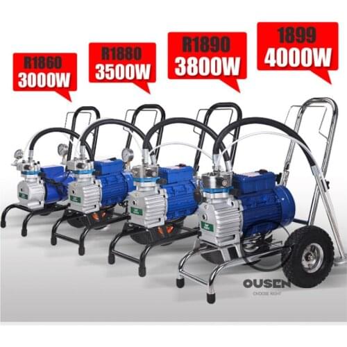 EU Delivery 3000W/4000W/4800W High-pressure Spraying Machine Professional Airless Spray Gun Painting Machine Single/double Gun