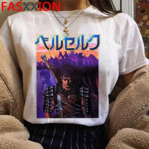 Berserk Guts tshirt male tumblr harajuku kawaii graphic tees 2021 japanese t-shirt ulzzang