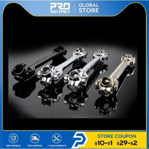 PROSTORMER 8 in 1 Wrench 12-15mm/16-16mm Socket Wrench Spanner Key Multi Hexagon Sockets Wrench Dogbone Herramientas Ferramentas