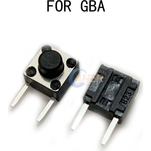 Ganer 100pcs L/ R Left Right Micro Switch Button replacement For GameBoy Advance GBA Game Console LR Button