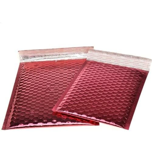 20*25cm red bubble envelopes , bubble mailers padded envelopes bags , red Shipping poly envelopes for jewelry packaging