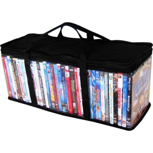 Media Storage Bags CD Carry Case Holder Album Organizer Multifunctional Storage Bags EDF