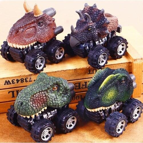 1:43 Simulation Dinosaur Car Model Fun Funny Gadgets Novelty Learning Educational Interesting Diecast Vehicles Toys For Children