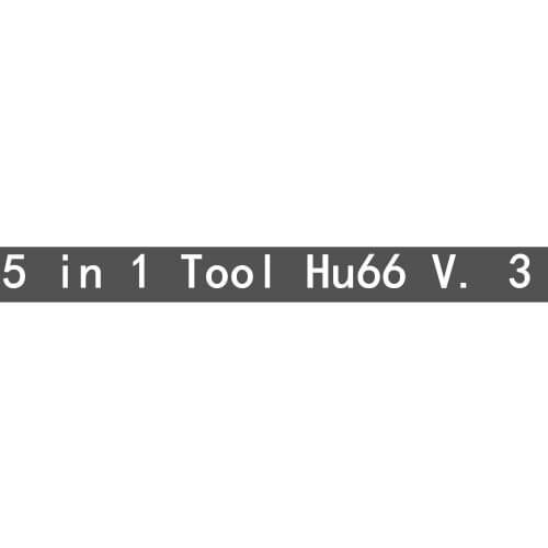 Np Tools Smart 5 in 1 Tool Hu66 V. 3 pick &Decoder hand tool