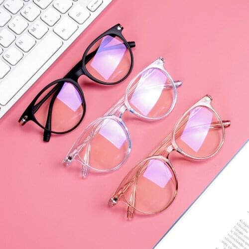 1 pc fashion Blue Light Blocking Spectacles Unisex Anti Eyestrain Glasses Computer Radiation Protection Multi-color Optional