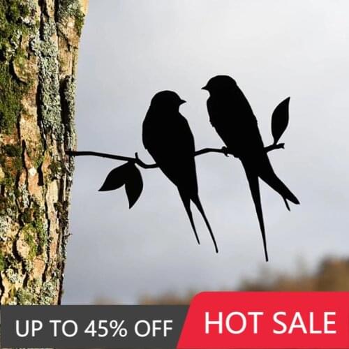 Realistic Hummingbird Model Wrought Iron Standing Metal Bird Hummingbird Metal Bird Art Decoration Garden Yard Landscape Decor