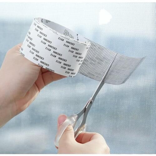 5x200cm Window Net Anti-mosquito Mesh Sticky Wires Patch Repair Tape Screen Window Door Mosquito Net Patch Repair Broken Hole