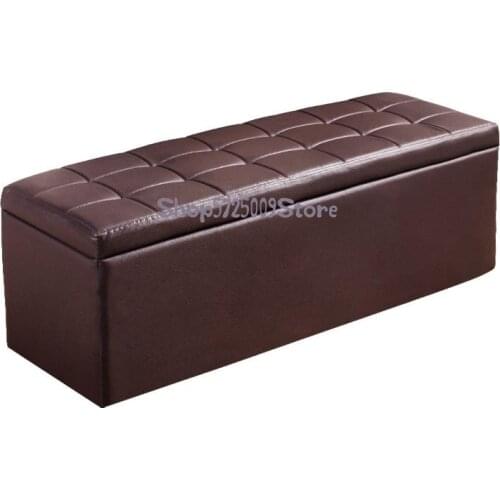 Clothing Store Sofa Stool Multifunctional Bed End Storage Sofa Stool Rectangular Rest Shoe Store Long Storage Stool