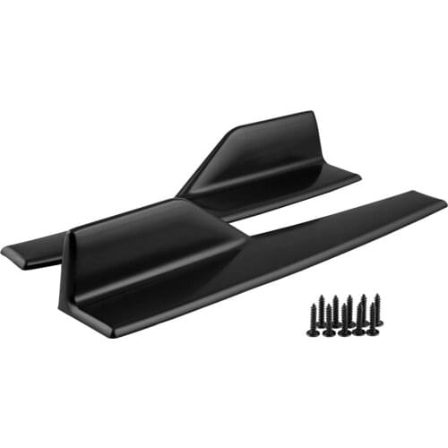 Universal Vehicle Side Skirts Extension Accessory Kit Diffuser Winglet Wings