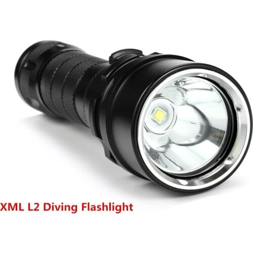 Waterproof 3000 lumens XML L2 LED lamp Diving Flashlight Underwater lamp Scuba Diving Lamp