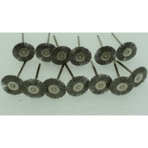 100PCS Stainless Steel Wire Wheel Brush Polishing Rotary Tool for Dremel